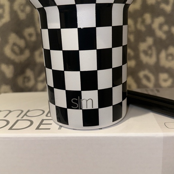 Simple Modern TREK 40oz Tumbler in Black & White Checkmate 🖤 New 🆕 Only One 🖤 - Picture 12 of 17